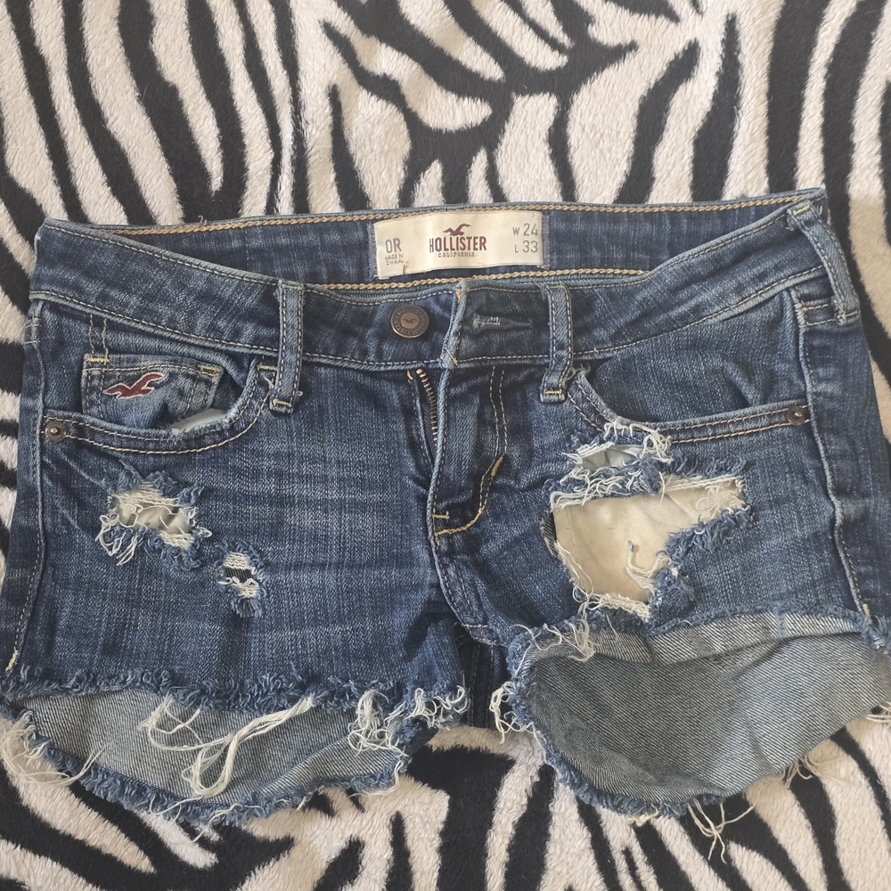 Hollister Low Rise Jean Shorts